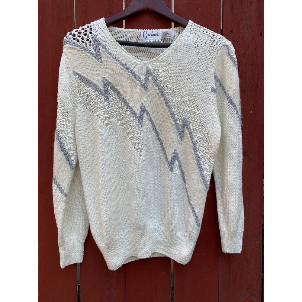 Carducci | Lightning Bolt Vintage 80’s Pullover Sweater